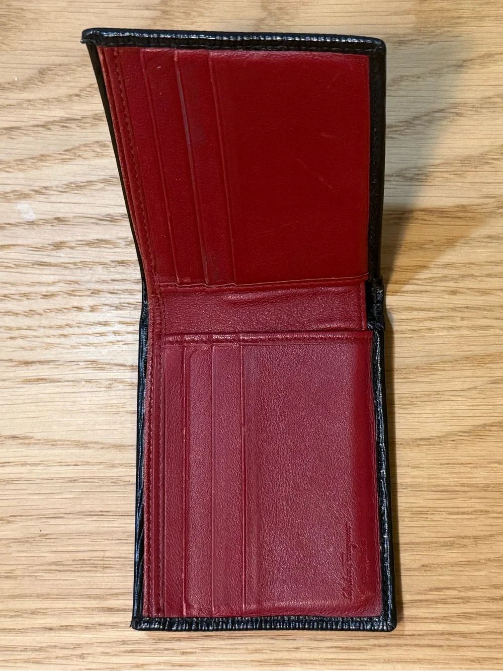 Ferragamo Men’s Revival Gancini Coin Pocket Wallet